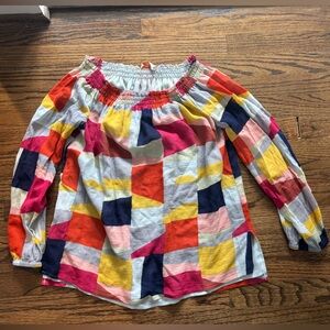 Tory Burch Multicolor patchwork Top sz Small